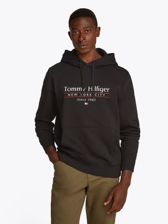Tommy Hilfiger HILFIGER CENTER STACK HOODY, mit grossem mehrfarbigen Print