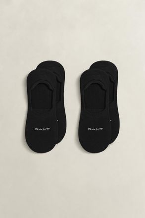 GANT Men 2-Pack Invisible Socks (40-42) BLACK