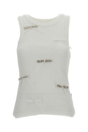 Des_Phemmes Snug-Fit Stretch Cotton Tank Top