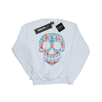 Disney Heren Coco Schedelpatroon Sweatshirt (Wit)