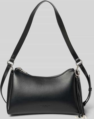 Seidenfelt Manufaktur Handtasche mit Schulterriemen Modell SANDVE in Black, Größe 1