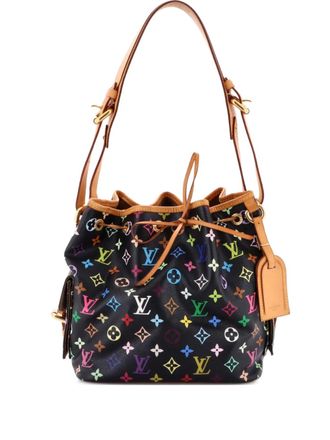 Louis Vuitton Petit Noe Handbag Monogram Multicolor bucket bag - Nero