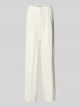 Seductive Hose mit franz&ouml;sischen Eingrifftaschen Modell CHRISSY in Offwhite, Gr&ouml;&szlig;e 32