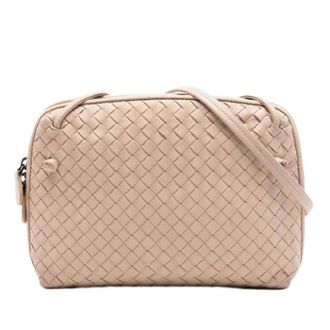 Bottega Veneta Pre-owned Cross Body Bags, female, Beige, Size: ONE SIZE Pre-owned Nodini Bag
