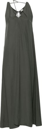Toteme A-line maxi dress - women - Viscose - 34 - Grey