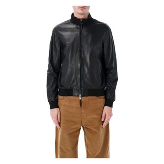 S.W.O.R.D 6.6.44 Leather Jackets, male, Black, Size: XL Leather Bomber