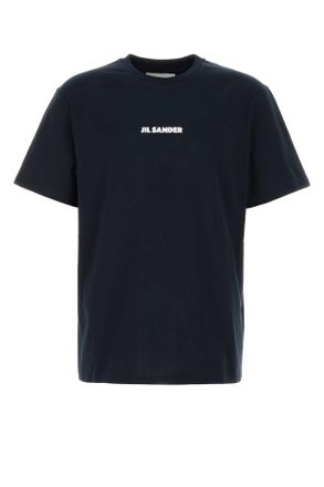 Jil Sander Midnight Blue Cotton T Shirt