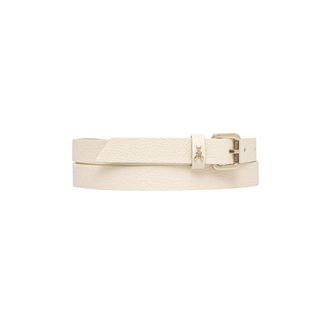 Patrizia Pepe Low-rise Fly Belt - Dames - Accessoires - Beige - Maat: M Leer