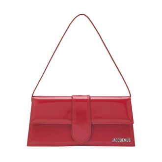 Jacquemus Shoulder Bags, female, Red, Size: ONE SIZE Le Bambino Long