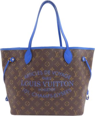 Louis Vuitton Monogram Blue Monogram Monogram Tote Bag (Pre-Owned)