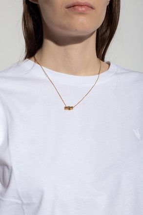 Ferragamo Necklace With Charm, Womens, Gold