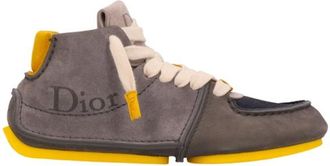 Dior Roadie Veterlaars - Heren - Sneakers - Grijs - 44 EU - Katoen - Schoenen