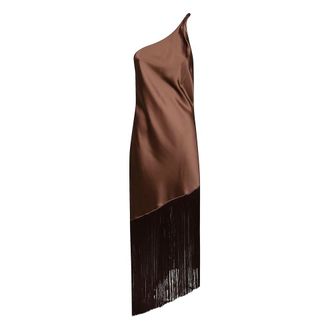 Pinko Party Dresses, female, Brown, Size: 2XS Kiwi Dress