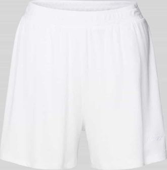 Guess Relaxed Fit Pyjama-Shorts mit Label-Stitching Modell LIA in Offwhite, Gr&ouml;&szlig;e XS