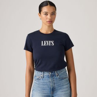 Levi's The Perfect Tee - Womens - XL - Blue