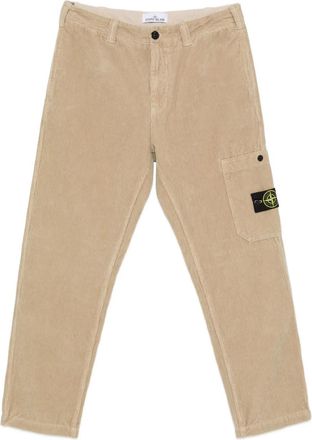 Stone Island Pantaloni dritti a coste - Toni neutri