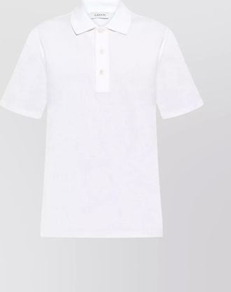Lanvin cotton piqu&eacute; regular-fit polo shirt