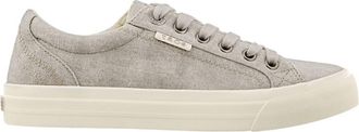 Taos Womens Plim Soul Sneakers In Grey Wash Canvas