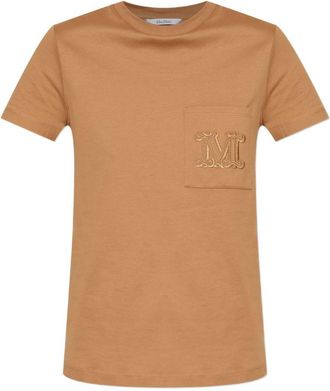 Max Mara Cotton T-Shirt With Logo