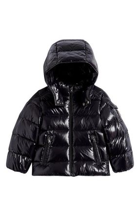 Moncler Kids Maya Jacket in Black at Nordstrom, Size 18-24M
