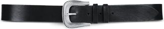Barbara Bui buckle belt - women - Calf Leather - 80 - Black