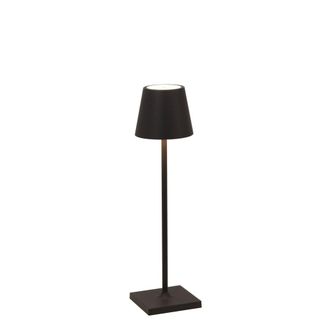 Zafferano L&aacute;mpara de mesa led negra regulable zafferano