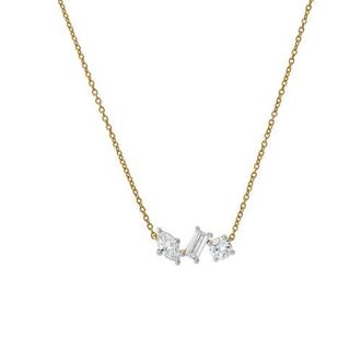 LuvMyJewelry Selara 14K Gold Lab Grown Diamond Necklace - 0.75 Ct in 14K Yellow Gold at Nordstrom