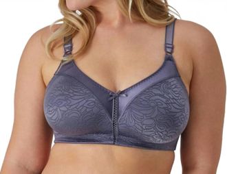 Bali Intimates Double Support Lace Wireless Bra In Private Jet