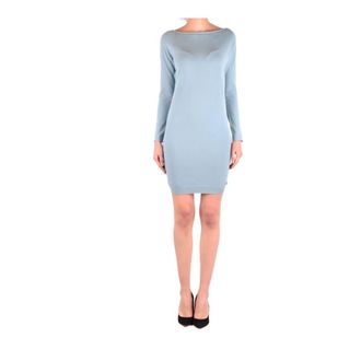 Twinset Korte dagjurk - Dames - Korte kleedjes - Blauw - M - Kleedjes