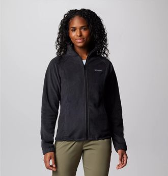 Columbia Fleecejacke COLUMBIA Benton Springs, Damen, Gr. XXL (54/56), schwarz, Obermaterial: 100% Polyester, Jacken Fleecejacke, sportlicher Stil, moderner kla