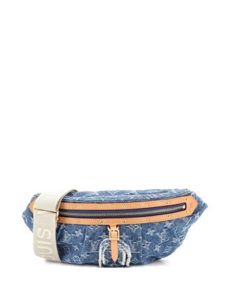 Louis Vuitton High Rise Bum Bag Monogram Denim belt bag - Blue