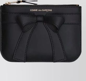 Comme Des Gar&ccedil;ons large bow wallet 145x105 mm