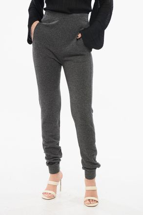 Saint Laurent Leggings in Puro Cashmere con Elastico in Vita Saint Laurent