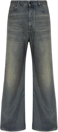 Balenciaga Jeans met logo - Heren - Loose Fit Jeans - Blauw - W33 - Denim - Jeans