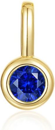 Lafonn Bezel Birthstone Charm Pendant in September - Blue at Nordstrom