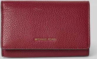 Michael Kors Portemonnaie mit Label-Applikation Modell BRYANT in Bordeaux, Größe 1