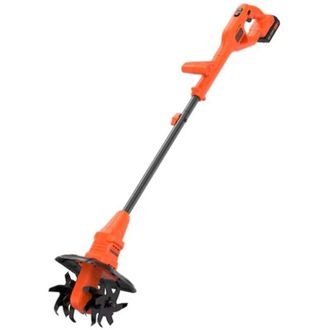 Black+Decker Black+decker Betl1820l-qw Motoazada Con Bater&iacute;a De Litio De 18 V Y 2 Ah, Aradora, Motocultor, 2 Velocidades 270/300rpm, 4 Hojas De Acero, 6 Puntas En 