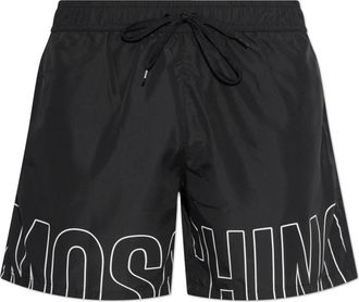 Moschino Zwemshorts - Heren - Strandmode - Zwart - S - Polyester - Badmode