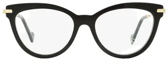 Moncler ML5018 Cat-Eye Acetate Eyeglasses - Black