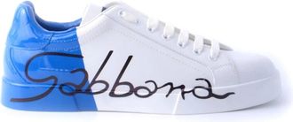 Dolce & Gabbana Sneakers, male, Blue, Size: 6 US Portofino Sneakers