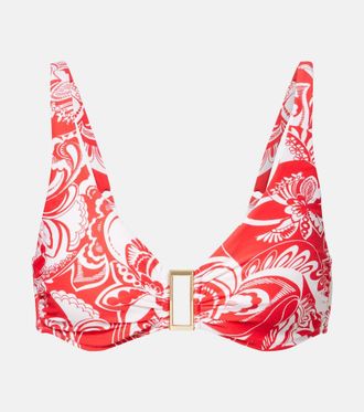 Melissa Odabash Bel Air floral bikini top