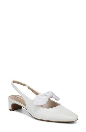 Life Stride Lucia Slingback Pump in Bright White at Nordstrom, Size 6.5