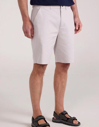 Mountain Warehouse Mens Mountain Warehouse Mens Organic Chino Shorts - Blue - Size: 34/32