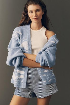 Bel Kazan Cotton Knit Landscape Cardigan