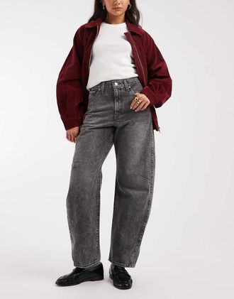 Levi's Jeans bombati nero slavato