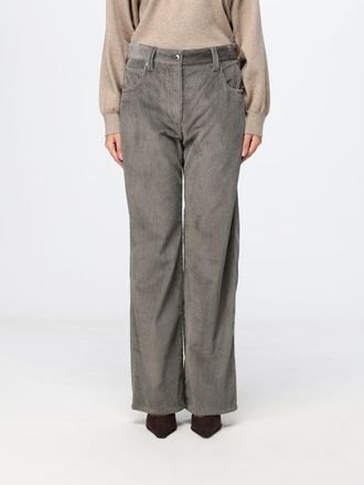 Brunello Cucinelli Pantaloni flared in velluto a coste da donna