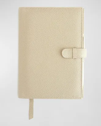 Royce Leather Monogrammed Leather Executive Journal with Rollerball Pen