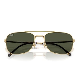 Ray-Ban Square Metal Zonnebril - unisex - Zonnebrillen - Geel - 62 MM - Accessoires