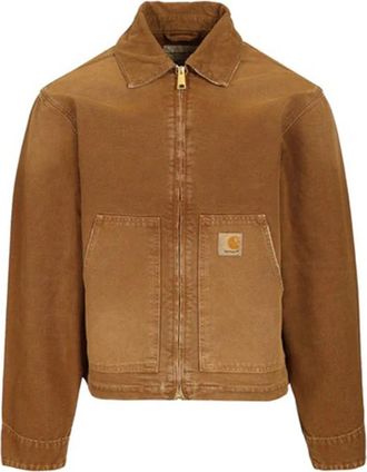 Carhartt Work in Progress Arcan Jacket - Heren - Spijkerjassen - Bruin - M - Katoen - Jassen