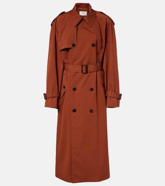 Saint Laurent Cotton and silk trench coat